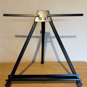 Adjustable Folding Metal Easel Stand with Carrying Case